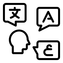 multilingual icon